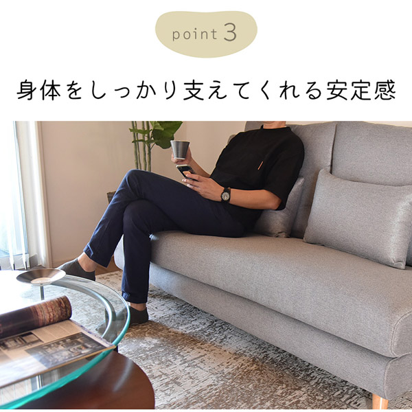 2人掛け・3人掛けソファ HIRO タマリビング ヒロッチII ソファ 3P 3人掛け 幅166cm ミニ