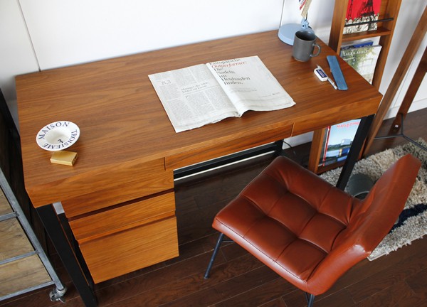 ICHIBA Walnut Desk ウォールナットデスク 幅120cm T-2314BR