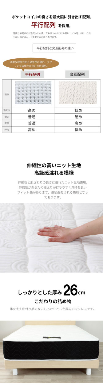 国産マットレス 夜香プレミアム2 シングルサイズ : ONLINE SHOP THE