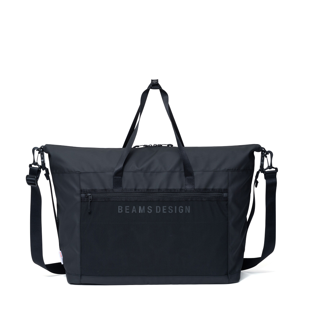 正規販売店】BEAMS DESIGN ELASTIC MESH ボストンバッグ【BMMH0BB1