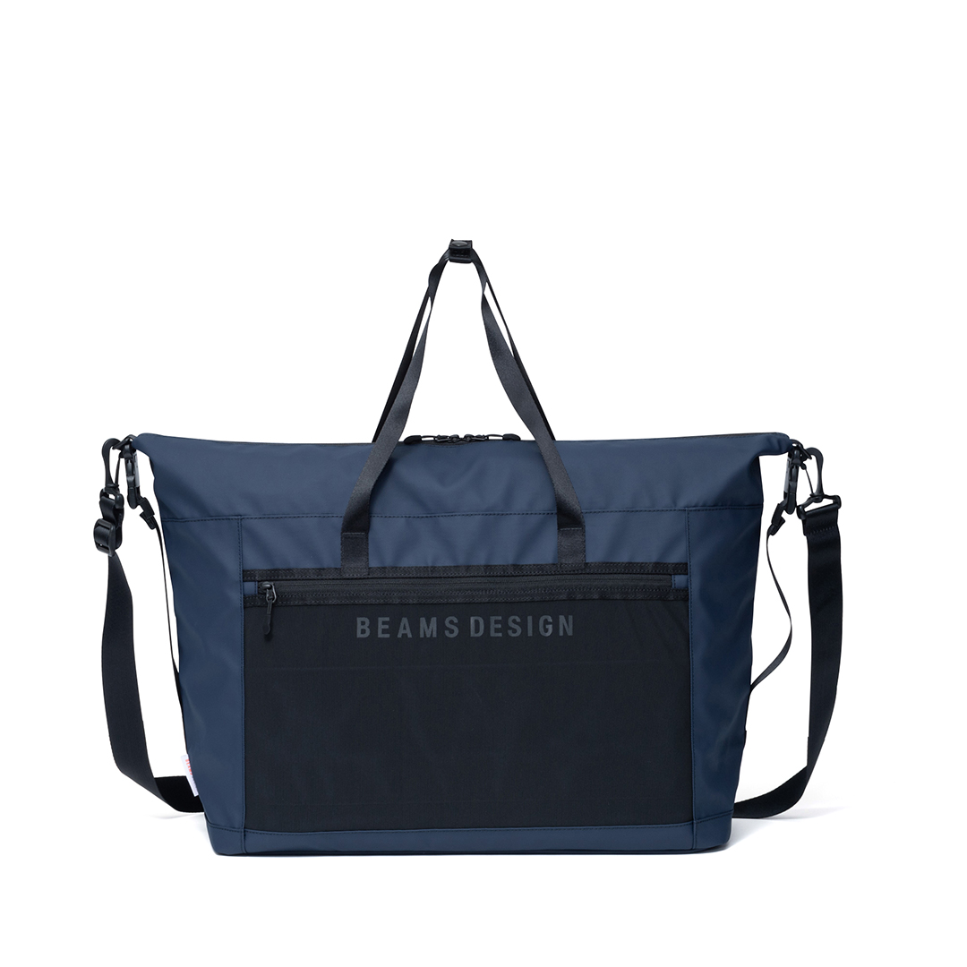 正規販売店】BEAMS DESIGN ELASTIC MESH ボストンバッグ【BMMH0BB1