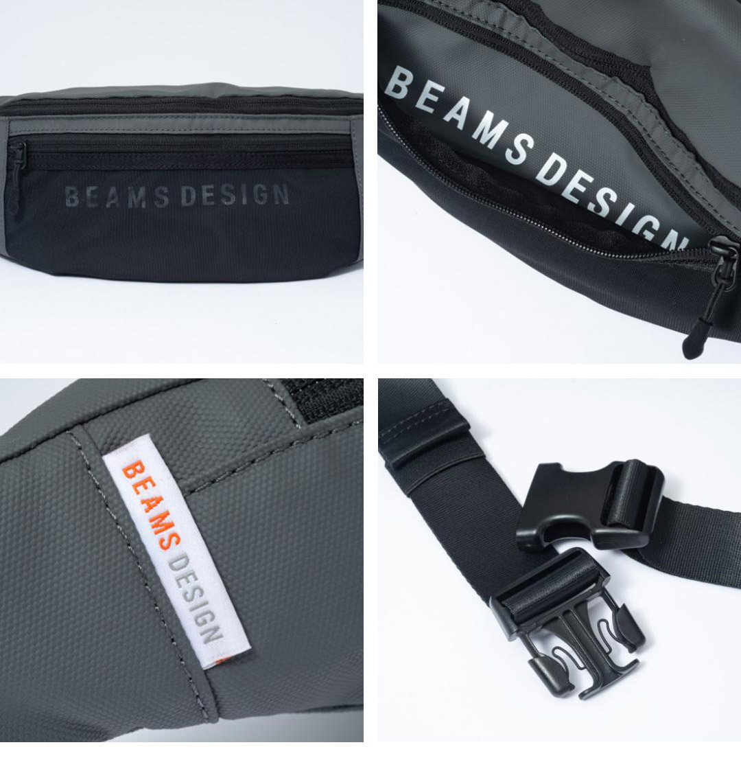 正規販売店】BEAMS DESIGN ELASTIC MESH ボディバッグ【BMMH0BS2