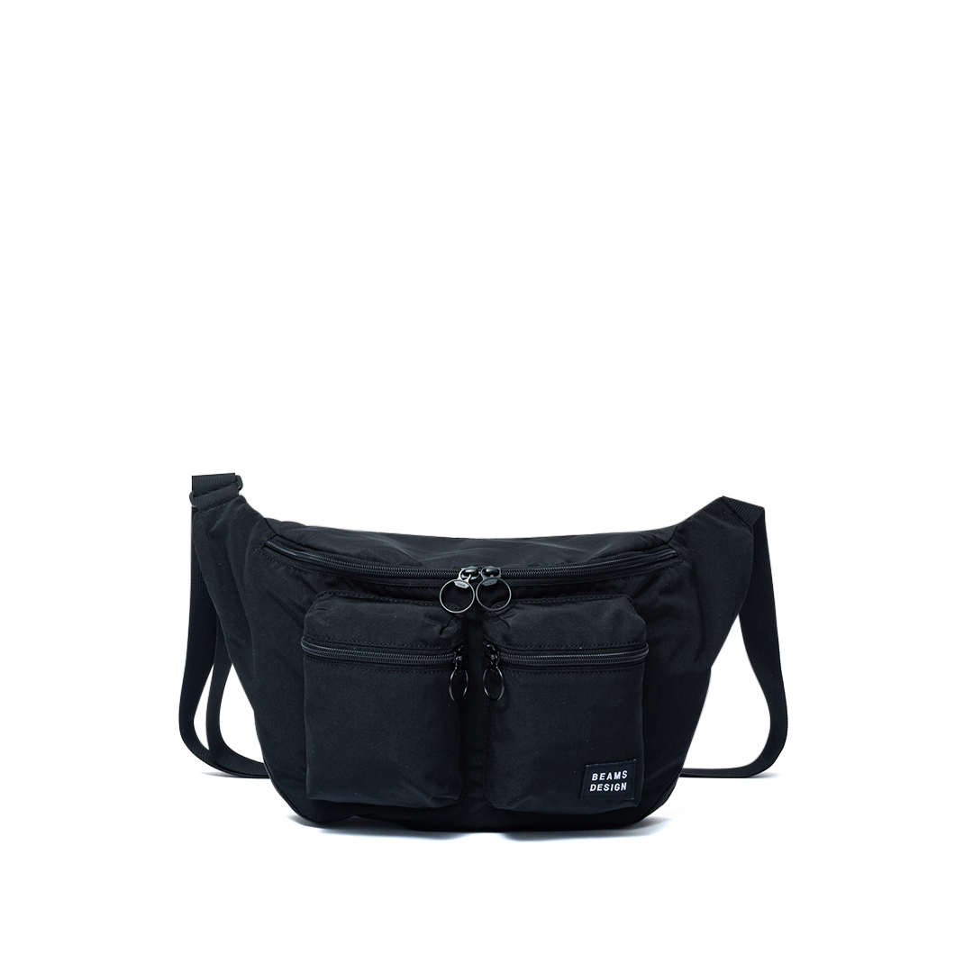 BEAMS ブラック ウエストバッグ BEAMS HEART（ビームス ハート） ウエストバッグ ONE SIZE ブラック