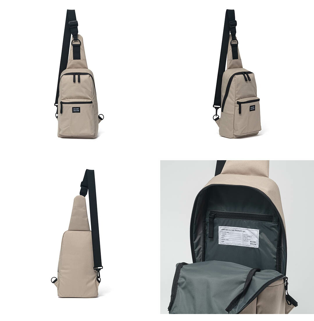 正規販売店】BEAMS DESIGN Every One 縦型ボディバッグ ［ビームス