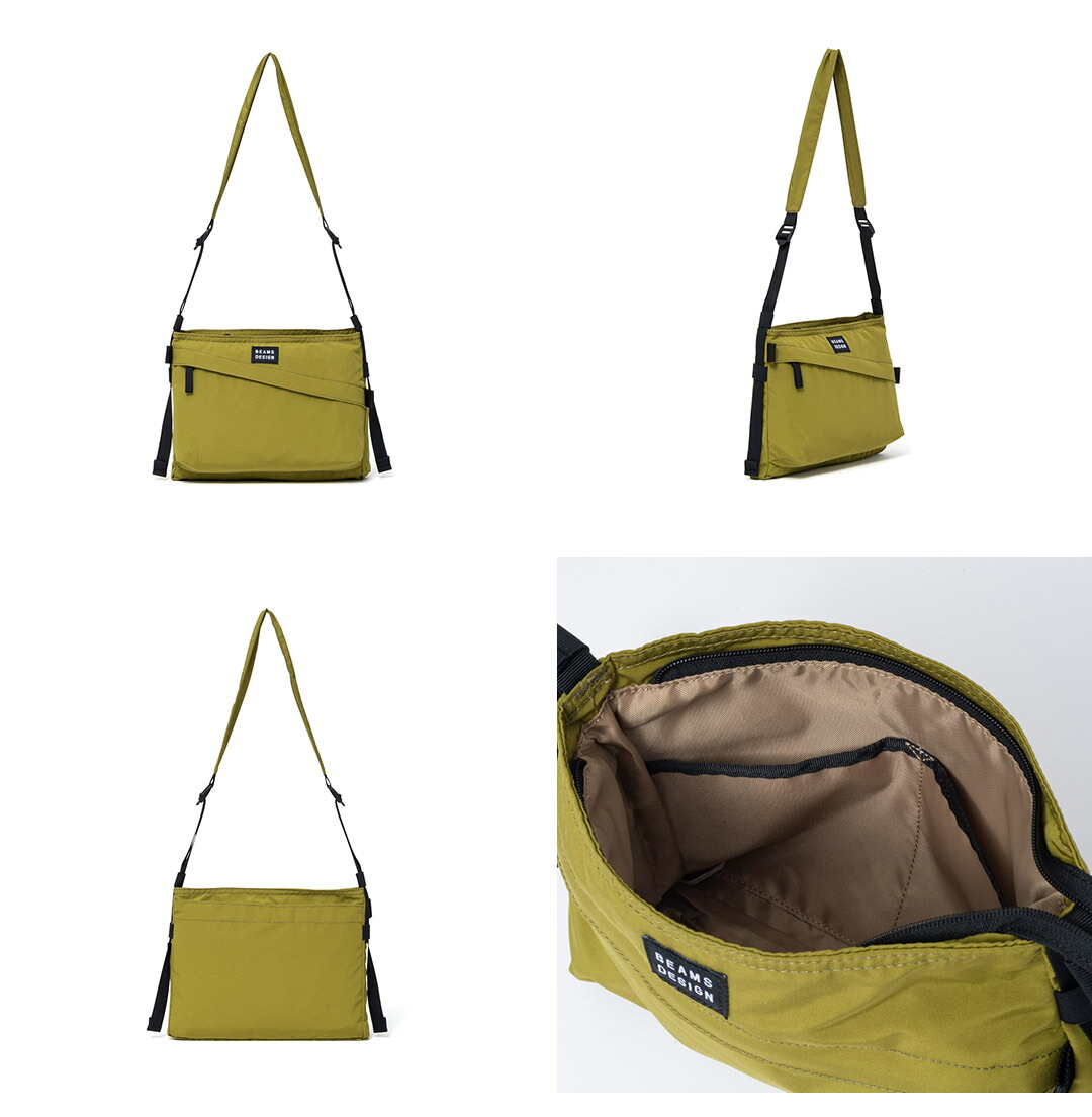 ハマコ様 BEAMS DESIGN 165A 正規販売店】BEAMS DESIGN Diagonal サコッシュバッグ 【BMMH5ES1