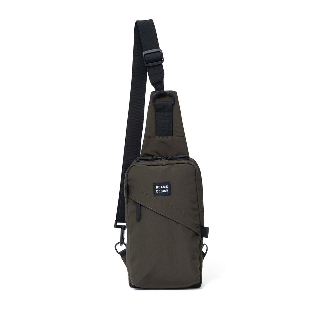 BEAMS CHAMULA / ウール製ボディBAG 正規販売店】BEAMS DESIGN Diagonal 縦型ボディバッグ【BMMH5ES4