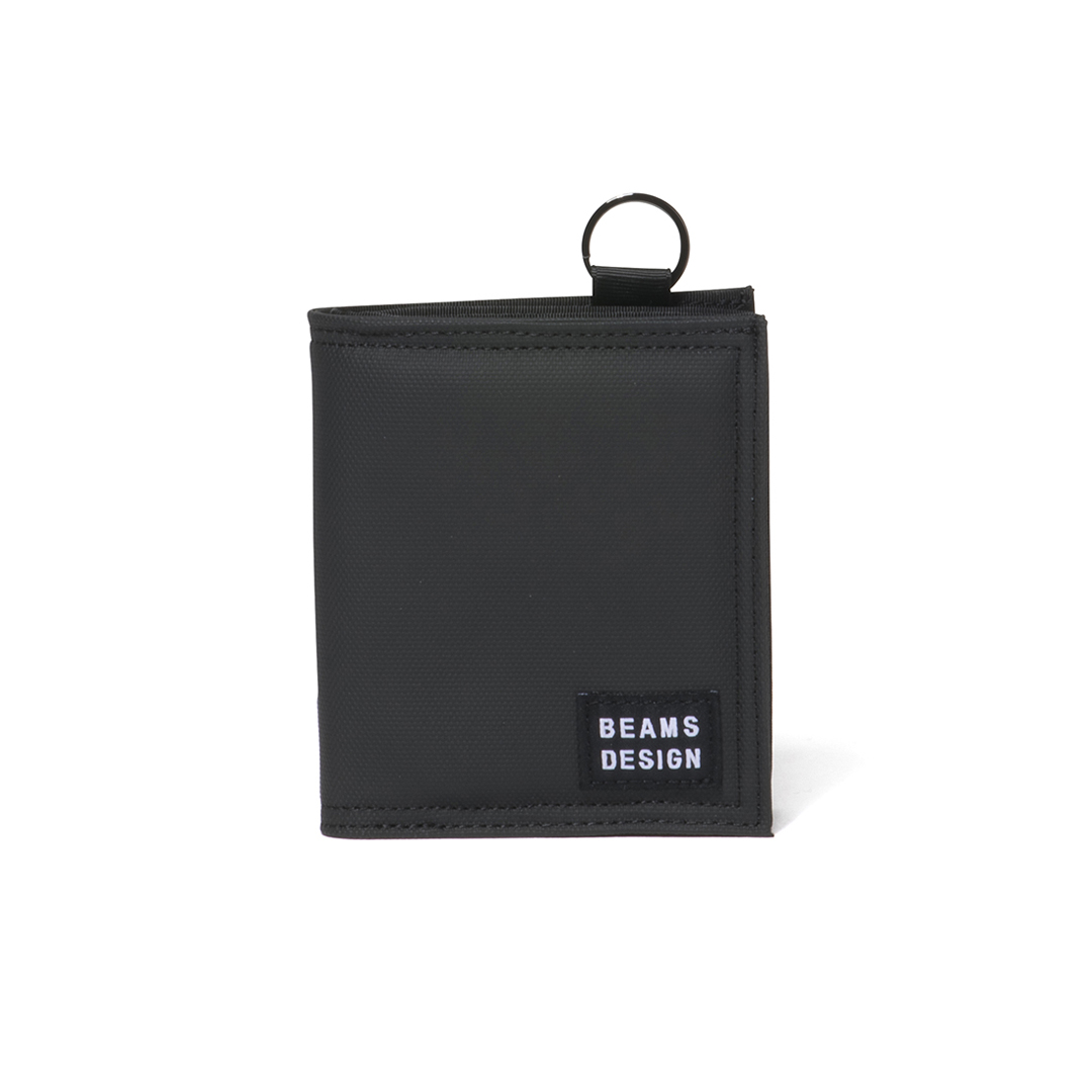 【正規販売店】BEAMS DESIGN Passive 二つ折り財布【BMMW6CS2】 ［ビームスデザイン］ブランド コンパクト ロゴ カジュアル シンプル 撥水性 メンズ レディースの画像