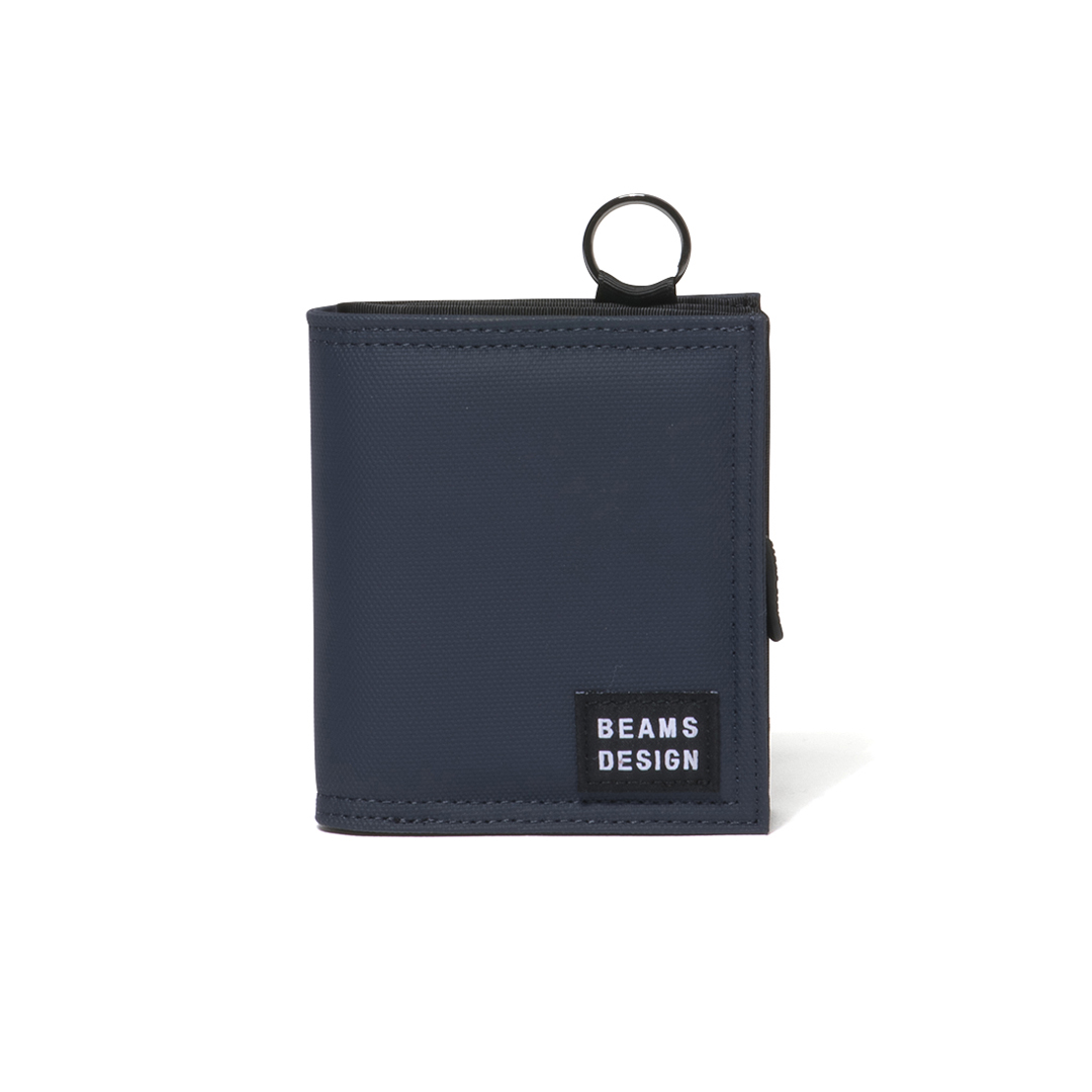 【正規販売店】BEAMS DESIGN Passive 二つ折り財布【BMMW6CS2】 ［ビームスデザイン］ブランド コンパクト ロゴ カジュアル シンプル 撥水性 メンズ レディースの画像
