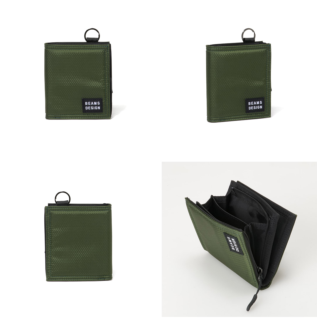 正規販売店】BEAMS DESIGN Aggressive 二つ折り財布【BMMW6JS2