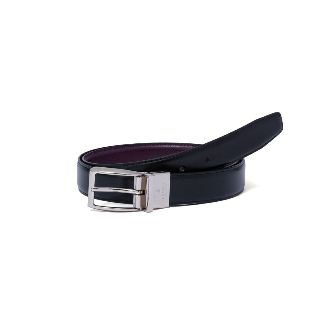 正規販売店】LANVIN COLLECTION リバーシブルベルト Fuku-ru Belt（フ