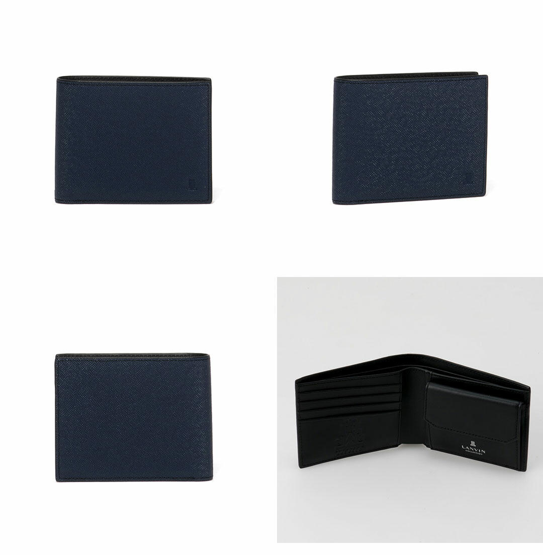 LANVIN COLLECTION 【正規販売店】LANVIN couleur du vin 二つ折り財布