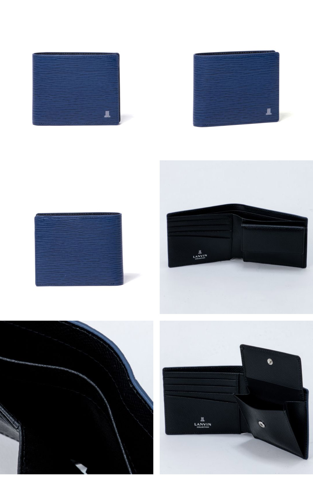 LANVIN COLLECTION 【正規販売店】LANVIN RHEIN 小銭入れ付き折り財布