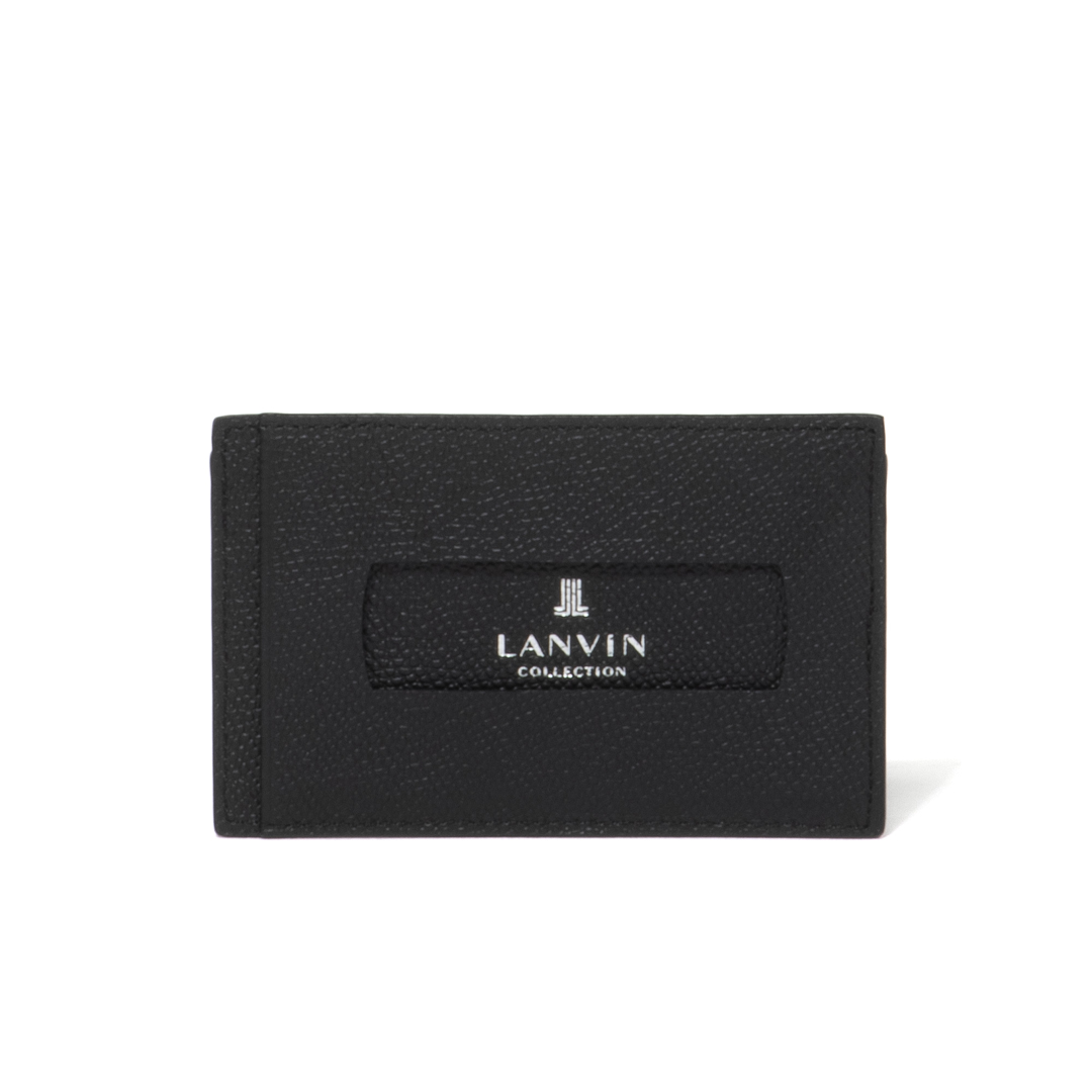 【正規販売店】LANVIN COLLECTION THIN CONSTRUCTION 単パスケース ［ランバン・コレクション］ メンズ 定期入れ IC カードケース 本革 | LANVIN COLLECTION | 01