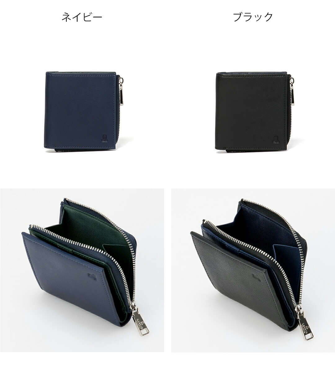 LANVIN COLLECTION 【正規販売店】LANVIN SHEEP LEATHER L字ファスナー