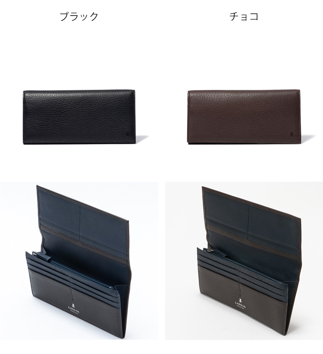 LANVIN COLLECTION 【正規販売店】LANVIN DEER SKIN かぶせ型長