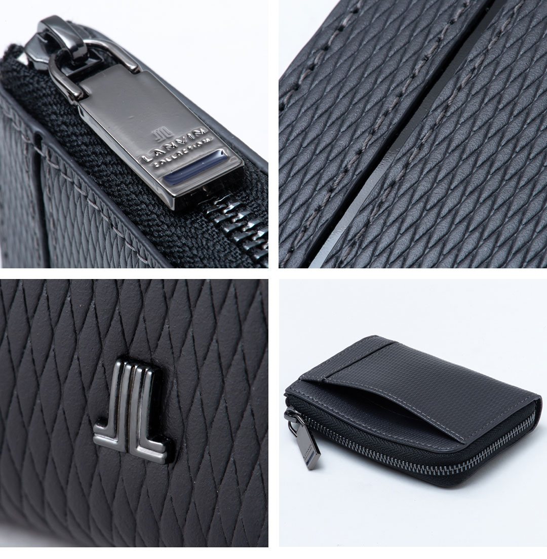 LANVIN COLLECTION 【正規販売店】LANVIN LEATHER COMBINATION L字