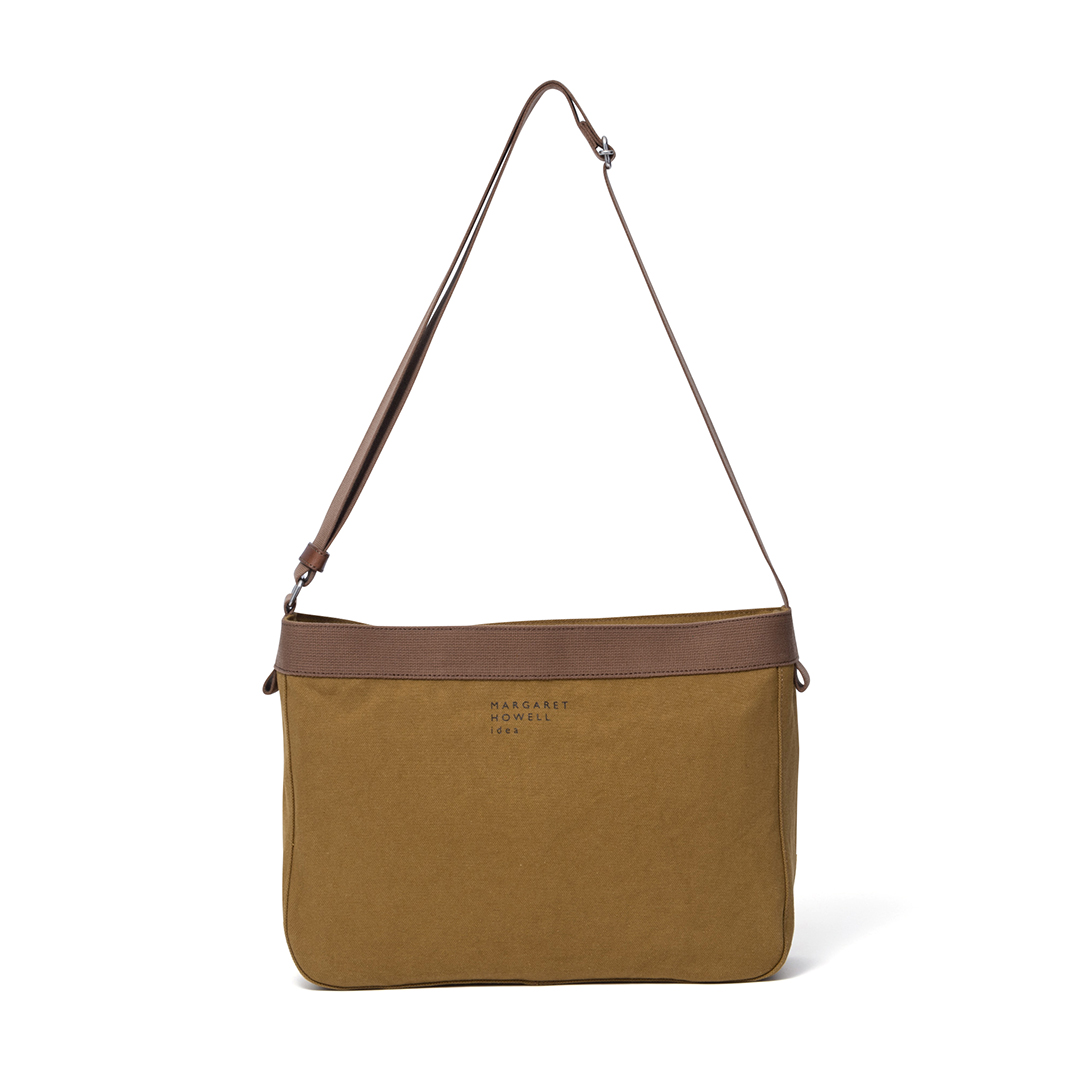 MARGARET HOWELL idea ショルダーバック チョコ MARGARET HOWELL idea（マーガレット ハウエル アイデア） 【正規販売