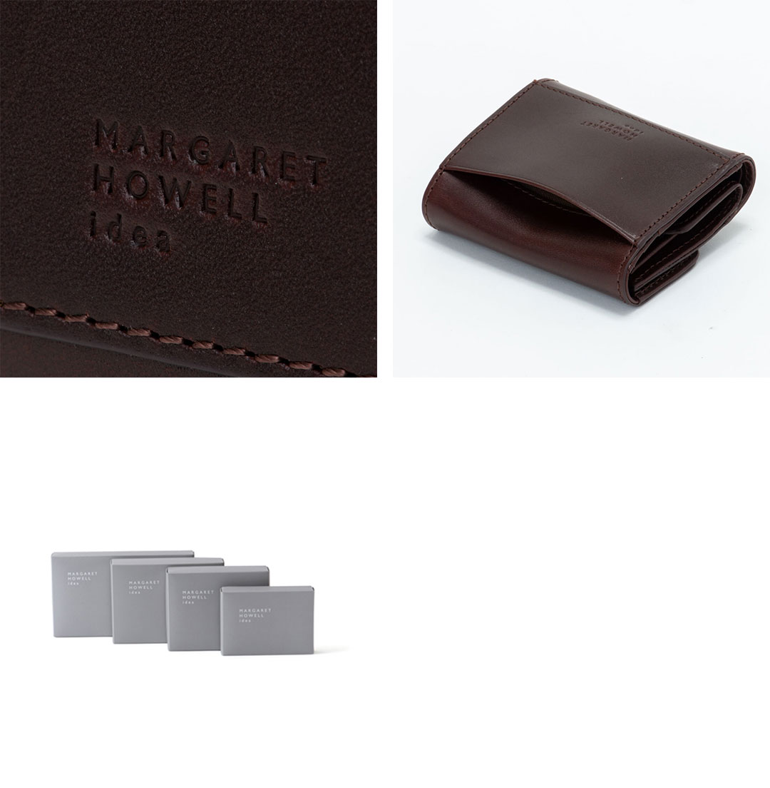 MARGARET HOWELL idea ホーサ 二つ折りBOX財布 商品｜THE BAGMANIA