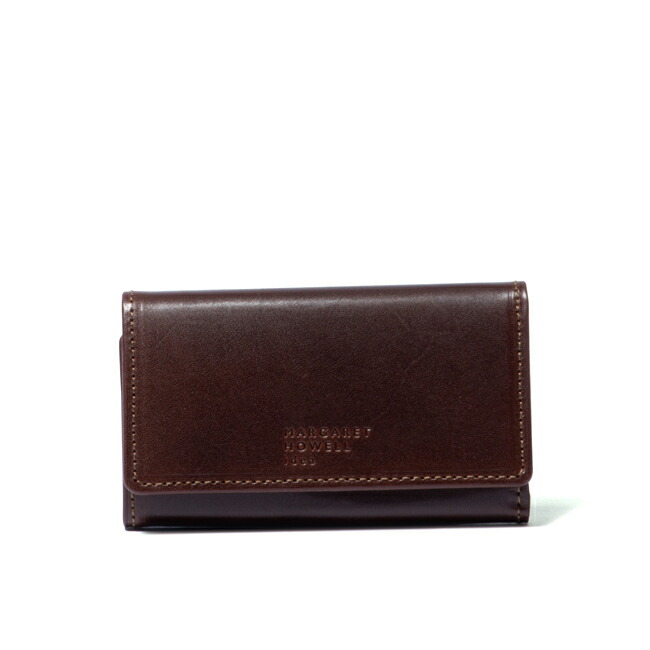 MARGARET HOWELL ideaキーケース付き札入本革ブルー MARGARET HOWELL idea 【正規販売店】MARGARET エージング