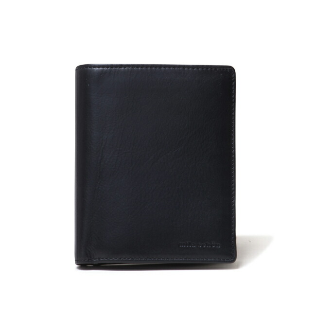 【正規販売店】mila schon CALF LEATHER 中ベラ付二つ折り財布 ［ミラ・ショーン...