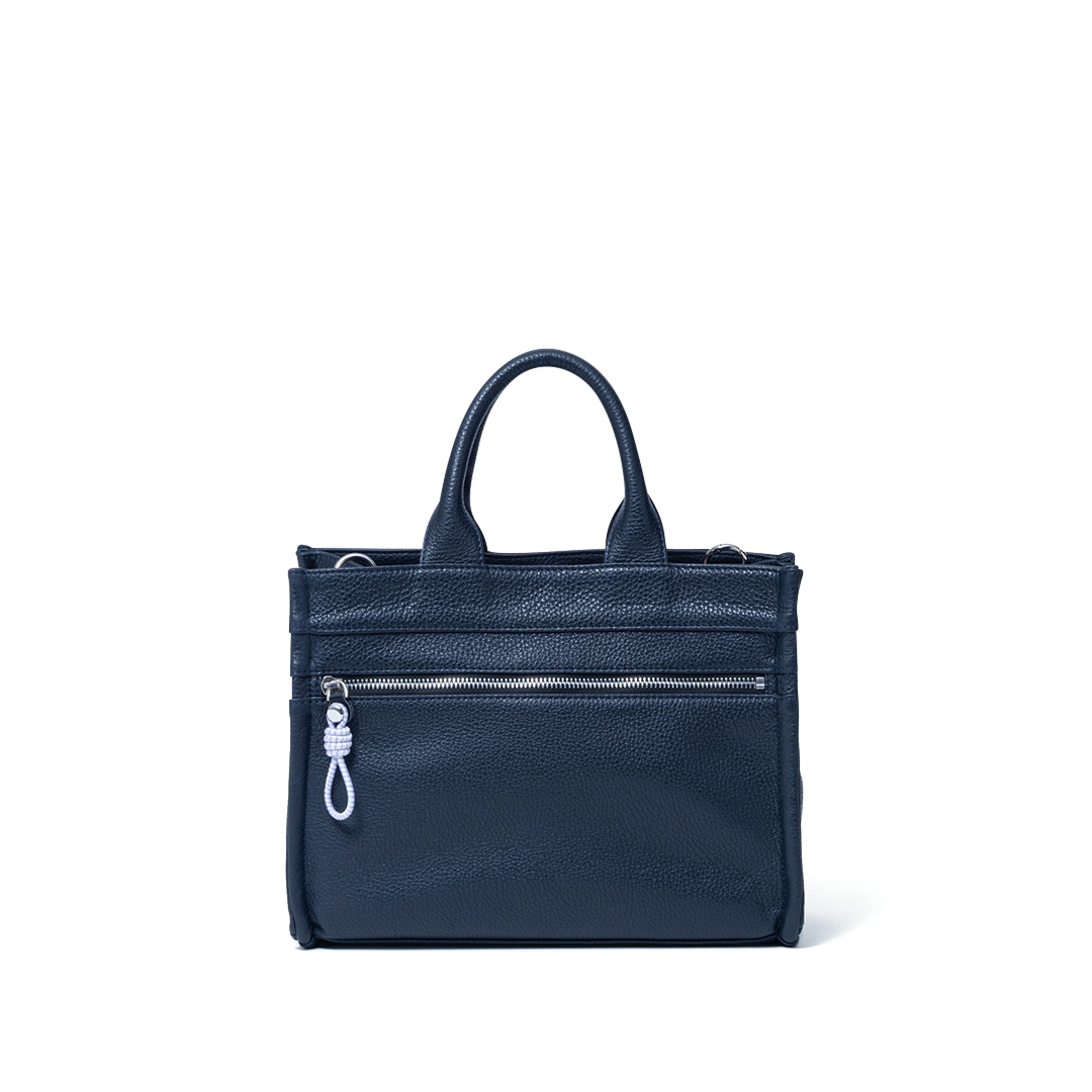 MANIUNO[マニウノ]バッグ　ネイビー　トートバッグM MANIUNO マニウノ トートバッグ (M) ECCO LEATHER MUMHPCT2 正規品