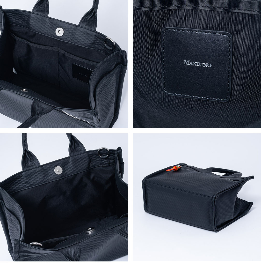 MANIUNO 【正規販売店】MANIUNO ECCO LEATHER スクエアミニトート(M