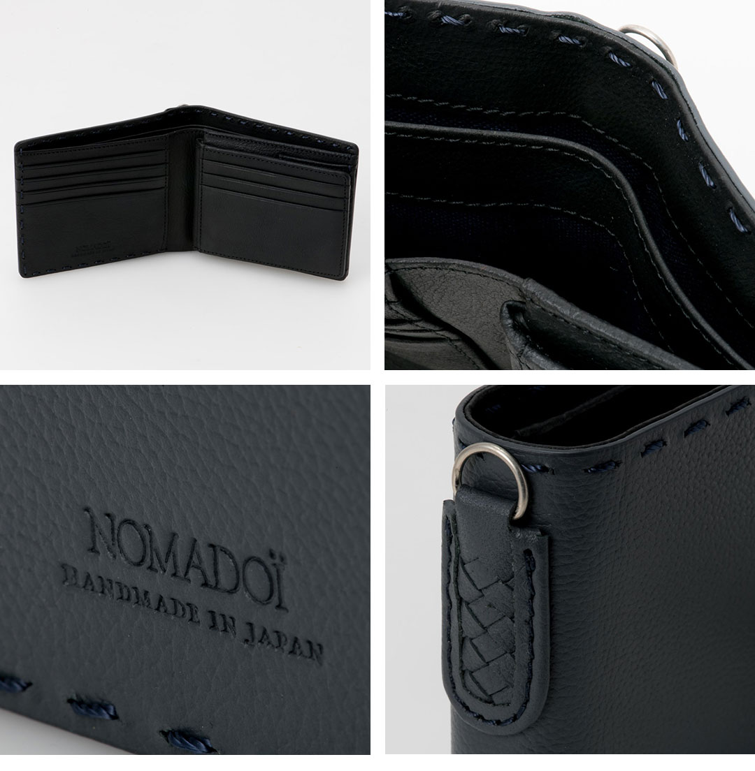 NOMADOIの財布 NOMADOI（ノマドイ）アラバマ ミドルラウンド折り財布（財布