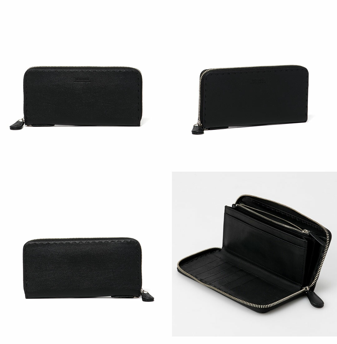 未使用 NOMADOI ノマドイ ニューメキシコ ラウンド 長財布 黒ゴールド