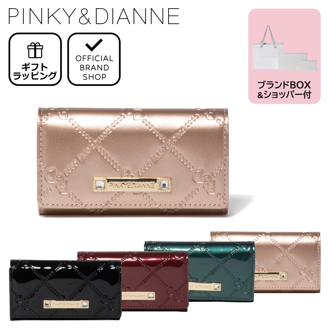 【新品タグ付き】ピンキー&amp;ダイアン コモンエナメル二つ折り財布 グリーン 楽天市場】【正規販売店】PINKY&DIANNE コモンエナメル L字ファスナー