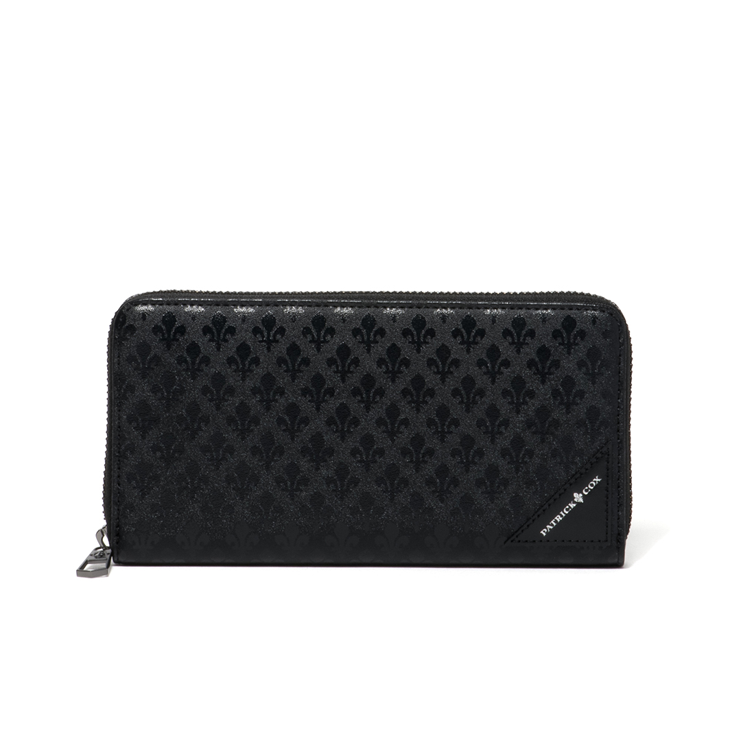 PATRICK COX パトリックコックス ラウンドファスナー長財布 ブラック PATRICK COX（パトリックコックス） 【正規販売店】PATRICK COX BLACK
