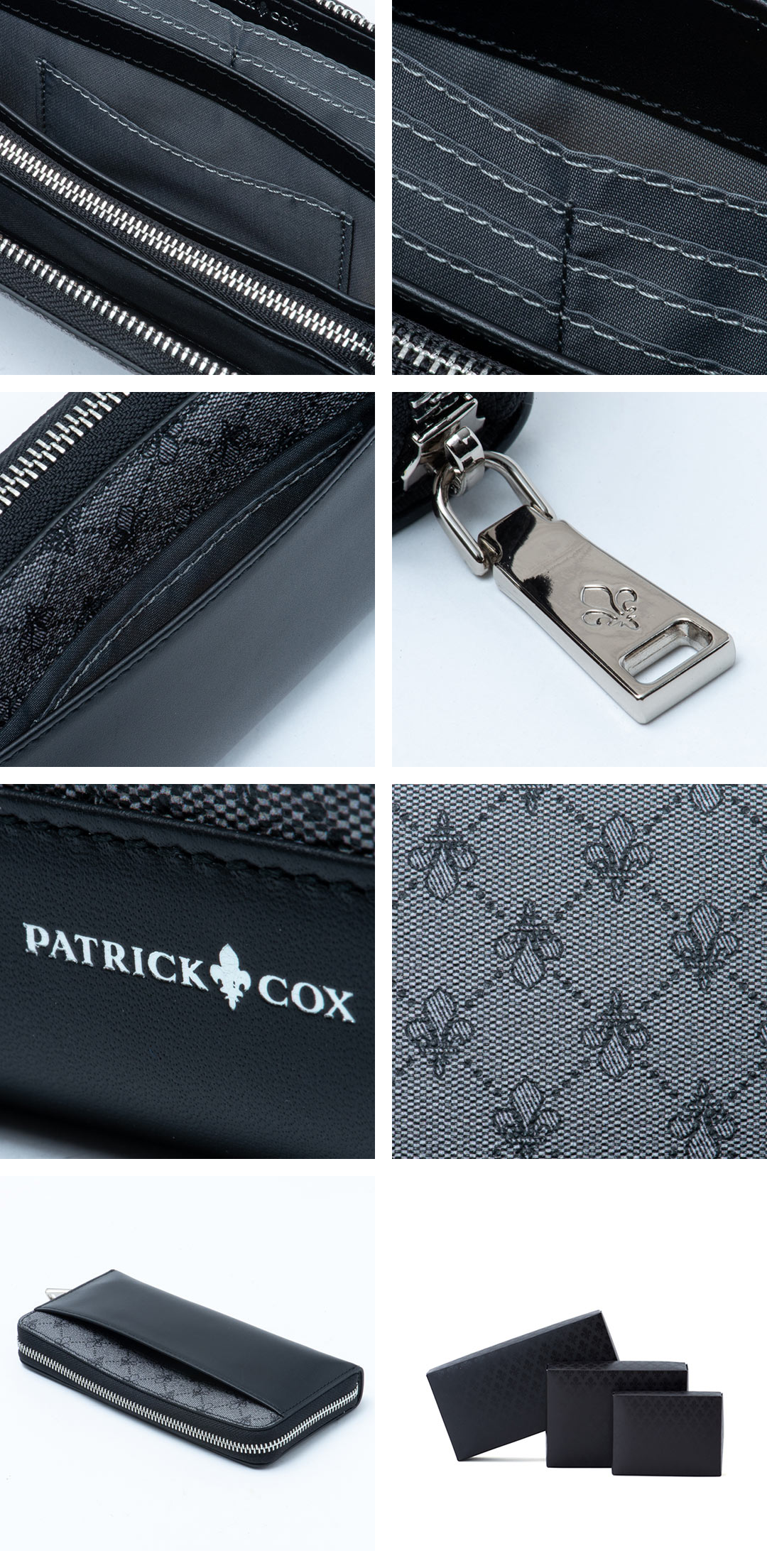 PATRICK COX 【正規販売店】PATRICK プレイドキングス ラウンド