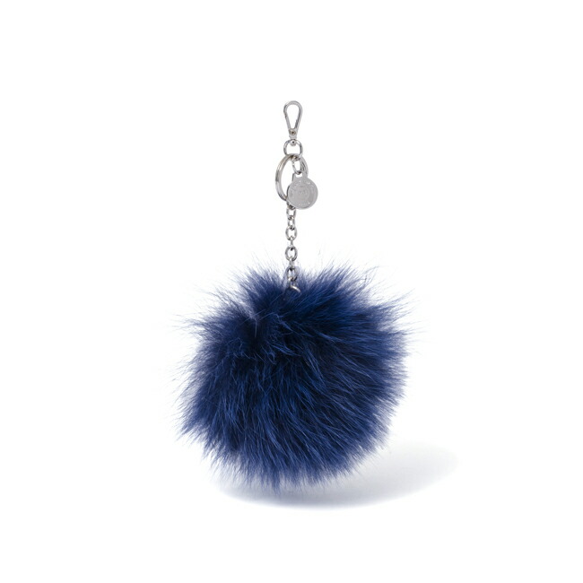 un jour un sac POM ファーチャーム ［アンジュール アンサック］ レディース キーホルダー ポンポン バッグ フォックス