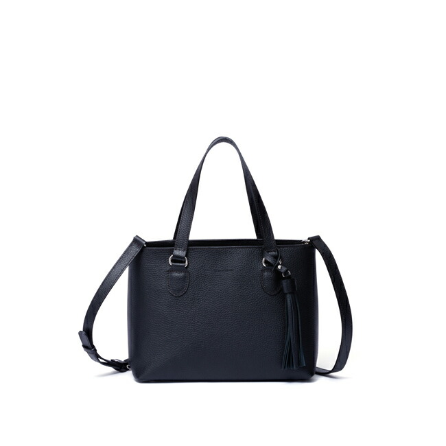 ウンガロ U by ungaro トートバッグ 肩掛け　黒 レザー　チャーム ungaro ウンガロ 本革 レザー チャーム付き バケツ型 トート