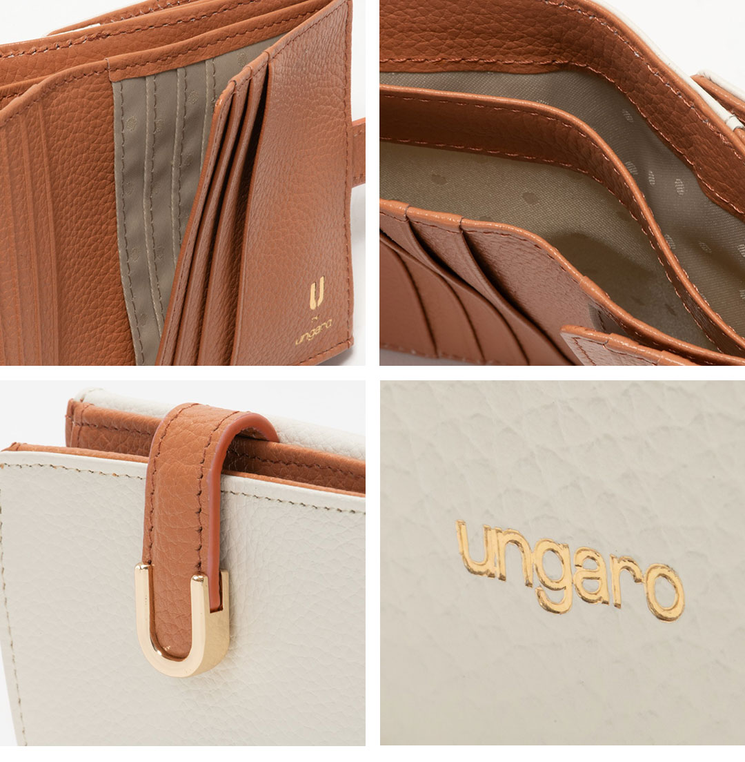 U by Ungaro 【正規販売店】U ungaro シルヴィー BOX折り財布