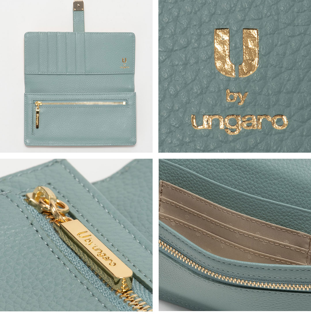 U by Ungaro 【正規販売店】U by ungaro シルヴィー 二つ折り長財布