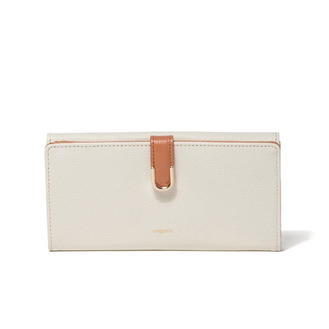 U by Ungaro 【正規販売店】U by ungaro シルヴィー 外ポケット長財布