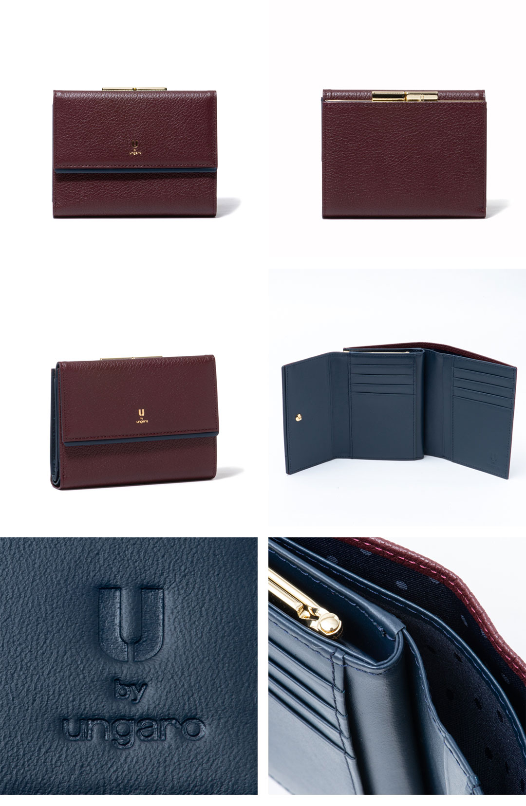 U by Ungaro 【正規販売店】U ungaro ソフィア 口金折り財布