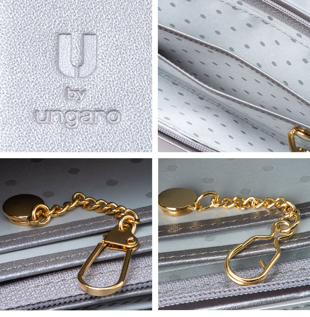 【未使用】ウンガロ/ungaro  長財布　レディース U by Ungaro 【正規販売店】U by ungaro シルヴィー 薄型長財布 ［ユー