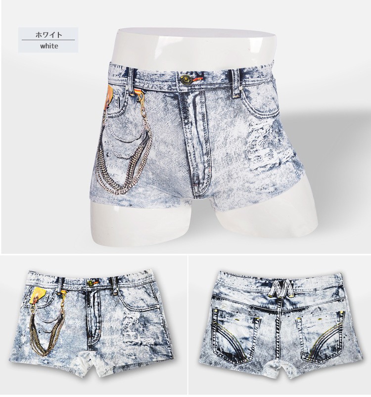 デニム風ボクサーパンツ