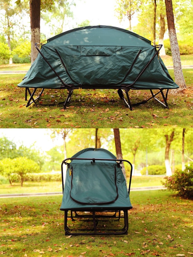 テント 高品質 テントコット 2人用 折り畳み式 テントベッド ベッド
