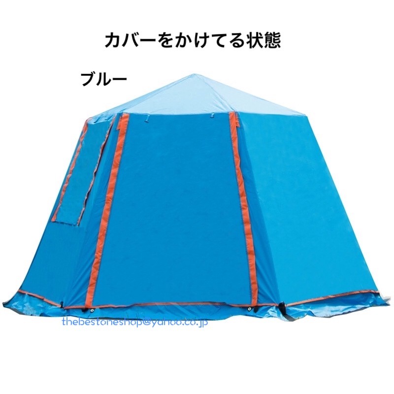 3-4人用 ワンタッチテント アウトドア ひっ張るだけで簡単設置 ドーム型  ビーチテント ビッグテント 広い 6面メッシュ サンシェード 迷彩柄 キャンプ 防雨｜thebestone｜05