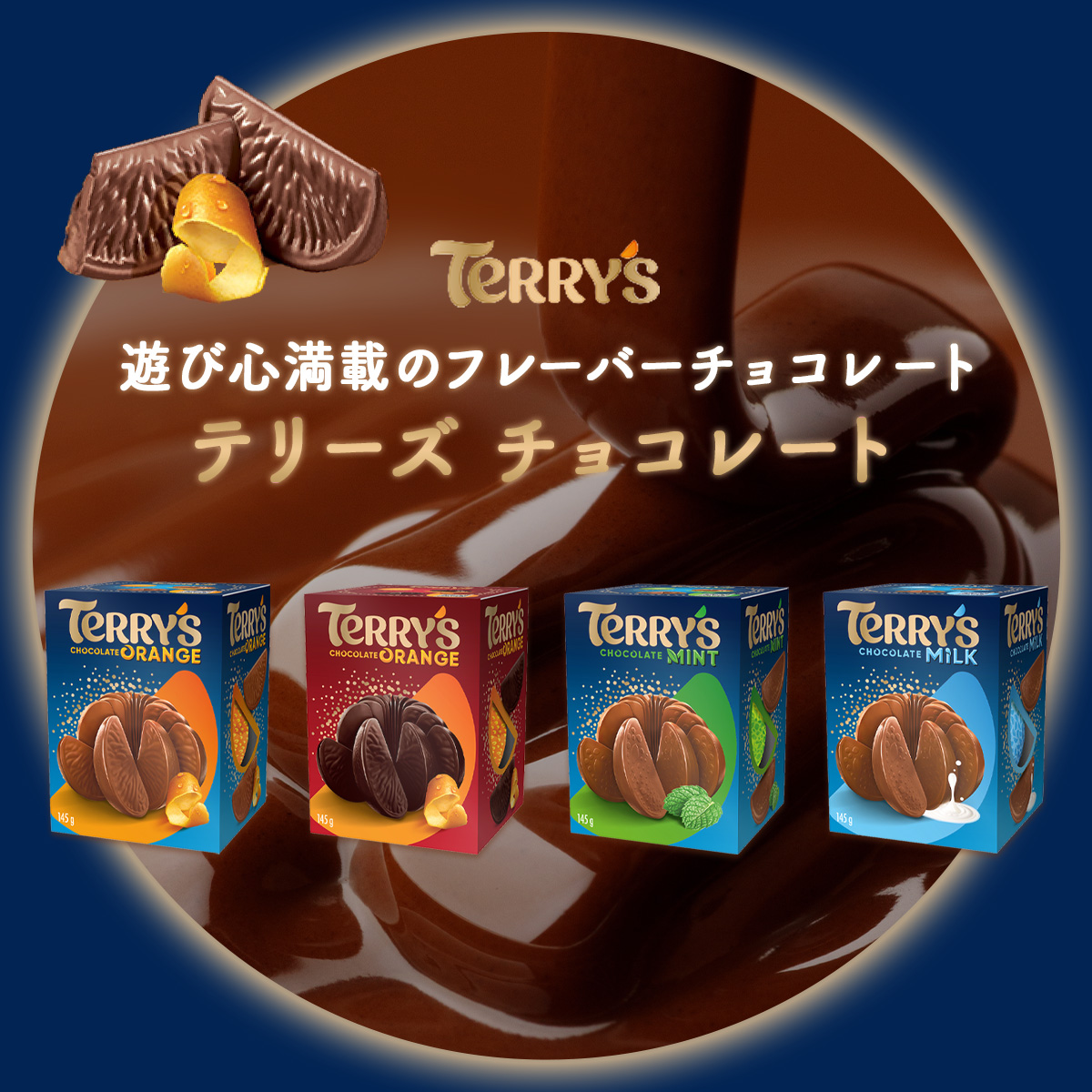 TERRY'S 【選べる3個セット】テリーズ チョコレート 145g×3｜クール