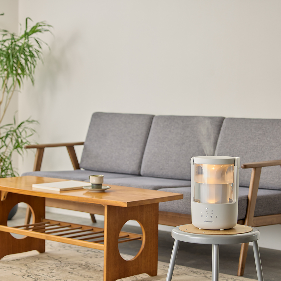 RHYTHM リズム MIST 250 超音波式 プールレス 加湿器 ライトグレー