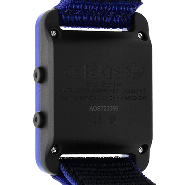 adidas アディダス STREET ストリート RETRO POP DIGITAL レトロ ポップデジタル AOST23066 メンズ レディース 腕時計 電池式 ブルー ブラック｜theclockhouse-y｜06