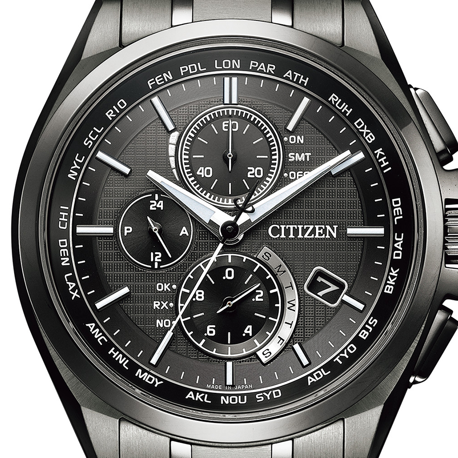 ATTESA（CITIZEN） シチズン アテッサ ブラックチタンシリーズ クロノ