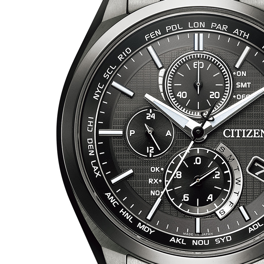 ATTESA（CITIZEN） シチズン アテッサ ブラックチタンシリーズ クロノ