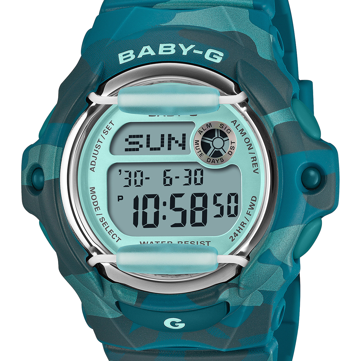 BABY-G 6月19日発売 カラーカモフラージュ グレー BG-169CMB-8JF