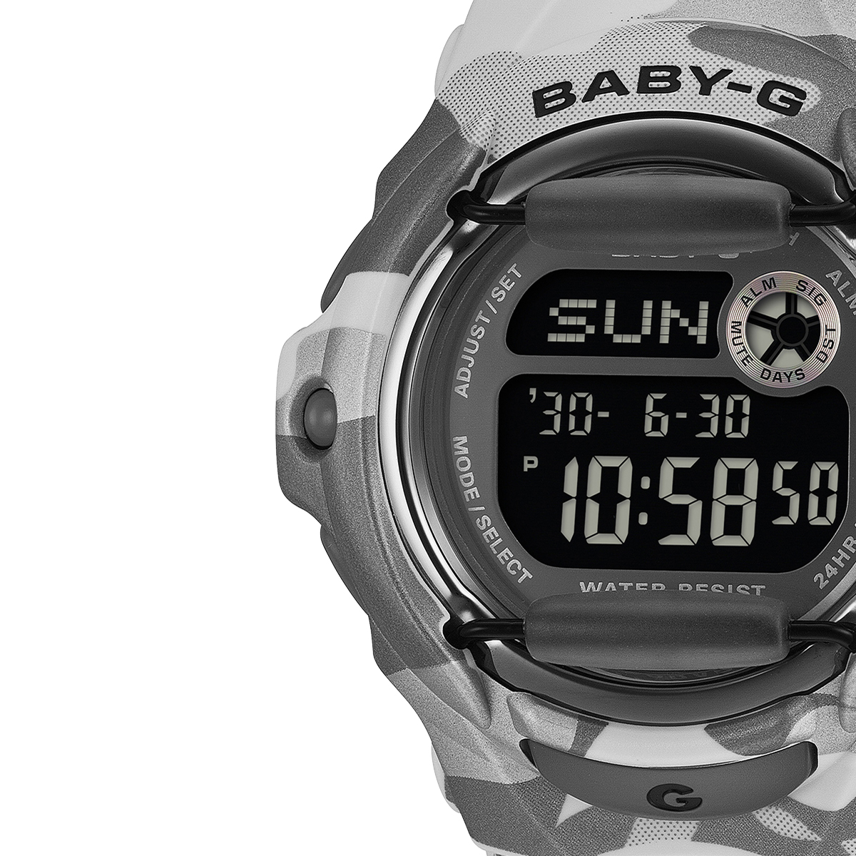 BABY-G 6月19日発売 カラーカモフラージュ グレー BG-169CMB-8JF