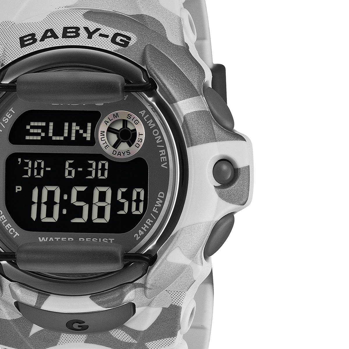 BABY-G 6月19日発売 カラーカモフラージュ グレー BG-169CMB-8JF