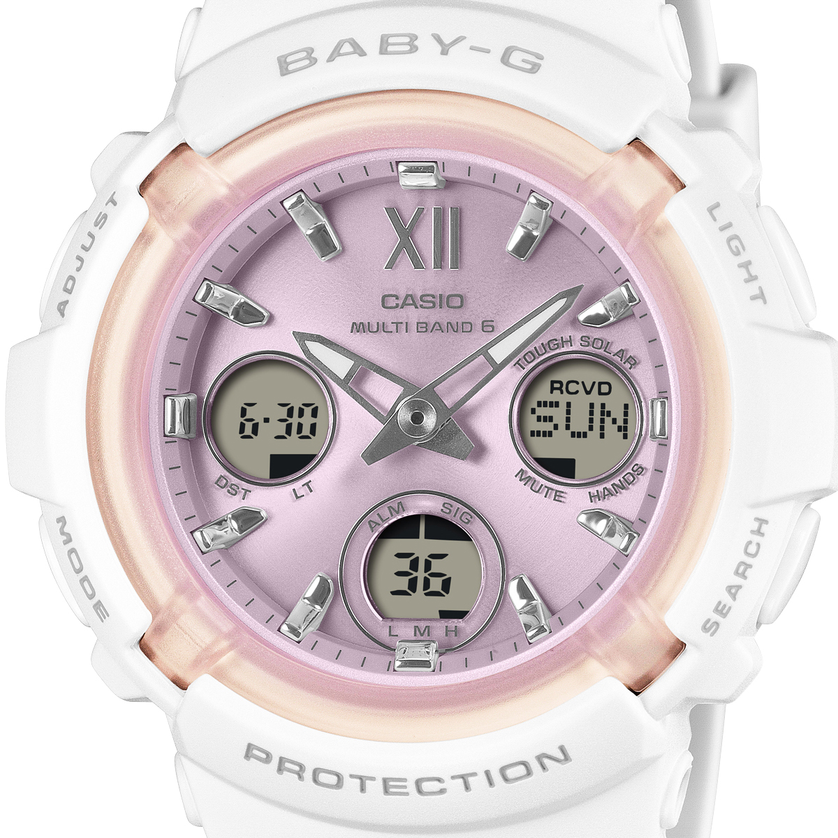 BABY-G スプリングパッケージ 2026 ホワイト ピンク BGD-5650SP-7CJR